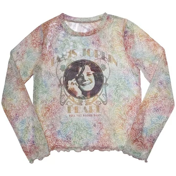 Janis Joplin - Pearl - Női Hosszú Ujjú Crop Top Póló - JOPMCT16LW