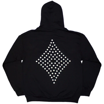 The Killers - Tour '24 Dots Logo Diamond - Unisex Kapucnis Pulóver - KILHD18MB