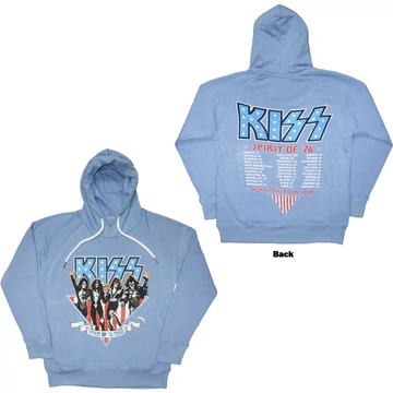 KISS - Americana - Unisex Kapucnis Pulóver - KISSHD37MLB