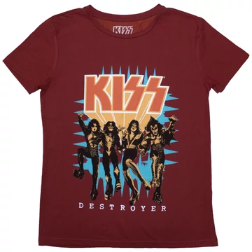 KISS - Destroyer 3D Logo - Női Póló - KISSTS60LR