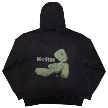 Korn - Doll Issues - Unisex Kőmosott Kapucnis Pulóver - KORNSWHD37MC