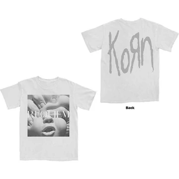 Korn - Requiem Album Cover - Unisex Póló - KORNTS16MW