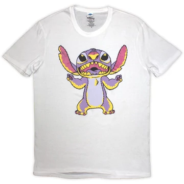 Disney - Lilo &amp; Stitch Purple Stitch - Unisex Póló - LASTS07MW