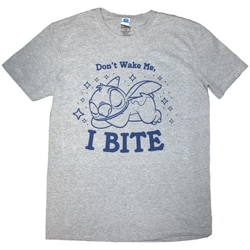 Disney - Lilo &amp; Stitch Stitch - I Bite - Unisex Póló - LASTS09MG