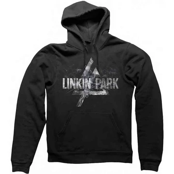 Linkin Park - Smoke Logo - Unisex Kapucnis Pulóver - LPHD11MB