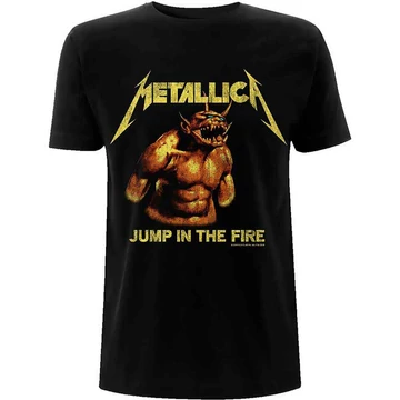 Metallica - Jump In The Fire Vintage - Unisex Póló - METTS62MB