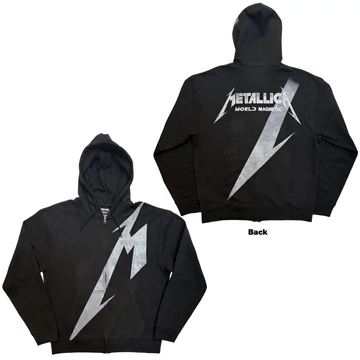 Metallica - Shrouded - Unisex Cipzáras Kapucnis Pulóver - METZHD107MB