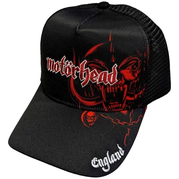 Motorhead - England Red Warpig - Unisex Baseball Sapka - MHEADMBCAP04B