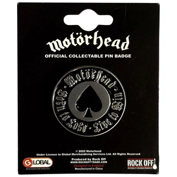 Motorhead - Born To Lose - Kitűző Szett - MHEADPIN07