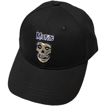 Misfits - Logo &amp; Gold Fiend - Unisex Baseball Sapka - MISCAP01B