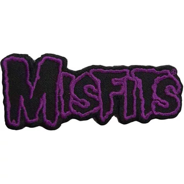 Misfits - Purple Border Logo - Standard Folt - MISPAT06