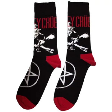 Motley Crue - Skull &amp; Crossbones - Unisex Bokazokni - MOTSCK06MB