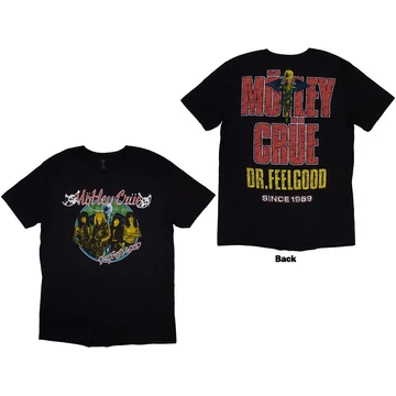 Motley Crue - Dr Feelgood Circle Photo 1 - Unisex Póló - MOTTEE60MB