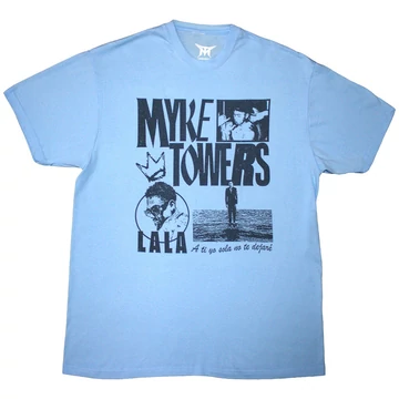 Myke Towers - Lala Crown - Unisex Póló - MYKETS04MLB