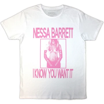 Nessa Barrett - I Know You Want It - Unisex Póló - NBTS01MW