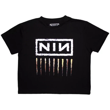 Nine Inch Nails - Downward Spiral - Női Crop Top Póló - NINCT04LB