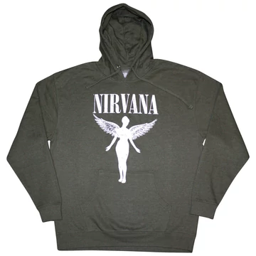 Nirvana - Angelic Mono - Unisex Kapucnis Pulóver - NIRVHD79MK