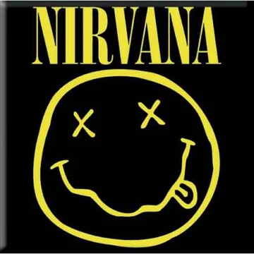Nirvana - Happy Face - Hűtőmágnes - NIRVMAG01