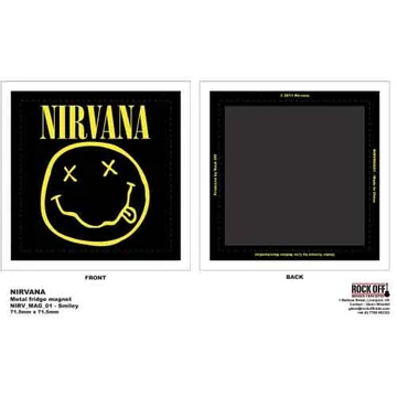 Nirvana - Happy Face - Hűtőmágnes - NIRVMAG01
