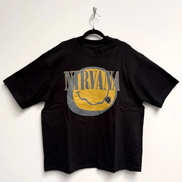 Nirvana - Evergreen - Unisex Oversize Dobozos Póló - NIRVOSTS90MB