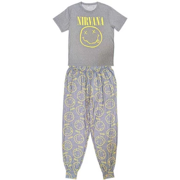 Nirvana - Yellow Smile - Unisex Pizsama - NIRVPJ04MG