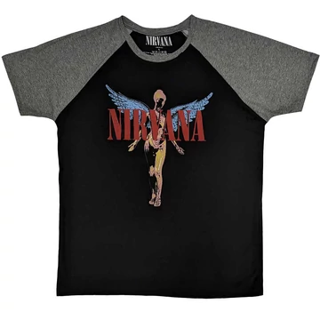 Nirvana - Angelic - Unisex Raglán Póló - NIRVRL02MBG