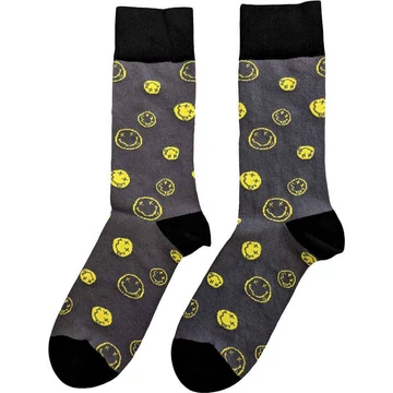 Nirvana - Mixed Happy Faces - Unisex Bokazokni - NIRVSCK06LC