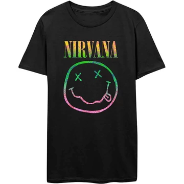 Nirvana - Sorbet Ray Happy Face - Unisex Póló - NIRVTS16MB