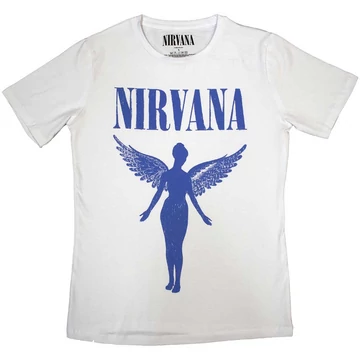Nirvana - Angelic Blue Mono - Női Póló - NIRVTS82LW