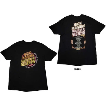 Nick Mason's Saucerful of Secrets - Europe Tour 2023 - Unisex Póló - NMSOSTS07MB
