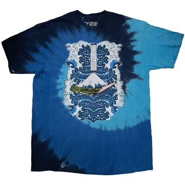 Nick Mason's Saucerful of Secrets - Hokusai Wave Dip Dye - Unisex Póló - NMSOSTS10MDD