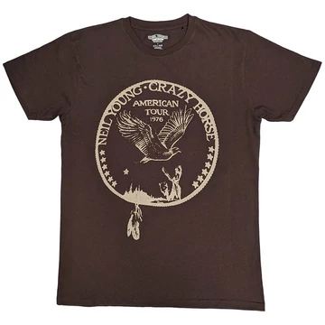 Neil Young - Tour '76 Seal - Unisex Póló - NYTS05MBR