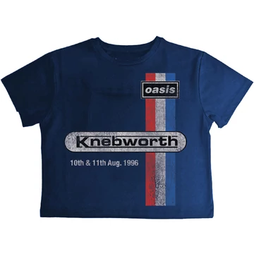 Oasis - Knebworth '96 - Női Crop Top Póló - OASCT45LN