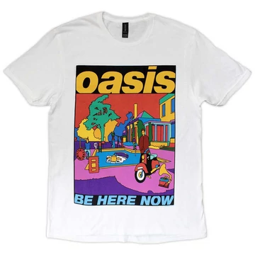 Oasis - Be Here Now Illustration - Unisex Póló - OASTS10MW