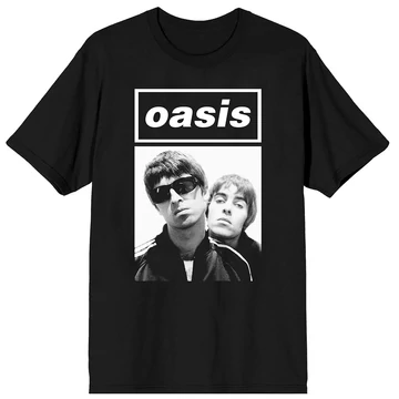 Oasis - Noel &amp; Liam Boxed Photo - Unisex Póló - OASTS18MB