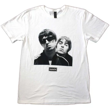 Oasis - Noel &amp; Liam Square Photo - Unisex Póló - OASTS20MW