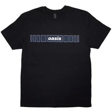 Oasis - Horizontal Bars Logo - Unisex Póló - OASTS37MB