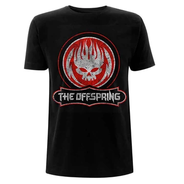 The Offspring - Distressed Skull - Unisex Póló - OFFTS02MB