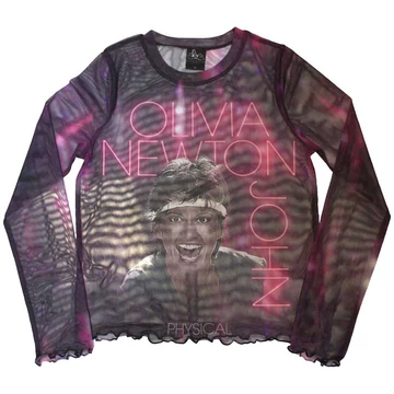 Olivia Newton-John - Physical - Női Hosszú Ujjú Crop Top Póló - ONJMCT02LPU