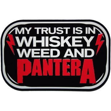 Pantera - Whiskey - Prémium Hűtőmágnes - PANTMAG16