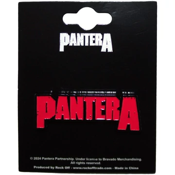 Pantera - Red Logo - Kitűző Szett - PANTPIN12