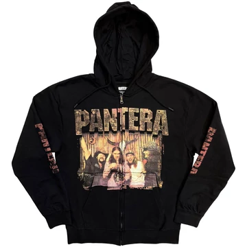 Pantera - Bong Group - Unisex Cipzáras Kapucnis Pulóver - PANZHD24MB