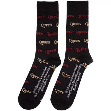 Queen - Logo Repeat Colour - Unisex Bokazokni - QUSCK10MB