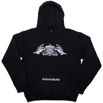 Radiohead - Bearhead Crest - Unisex Kapucnis Pulóver - RHHD12MB