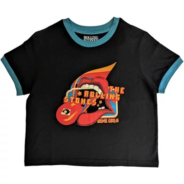 The Rolling Stones - Some Girls Lick - Női Crop Top Póló - RSCT211LB