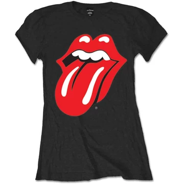 The Rolling Stones - Classic Tongue - Női Kiskereskedelmi Csomag Póló - RSTEEP03LB