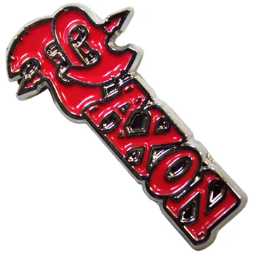 Saxon - Red Logo - Kitűző Szett - SAXPIN01
