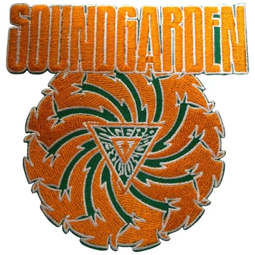 Soundgarden - Badmotorfinger Orange on Green - Standard Folt - SGPAT02GR