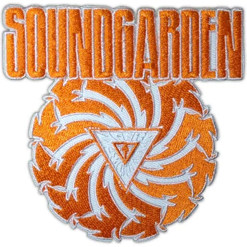 Soundgarden - Badmotorfinger Orange on White - Standard Folt - SGPAT02W