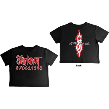 Slipknot - Don't Ever Judge Me - Női Crop Top Póló - SKCT154LB